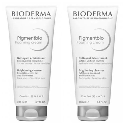 Kit com 2 Unidades de Clareador De Manchas Bioderma Pigmentbio Foaming 200ml