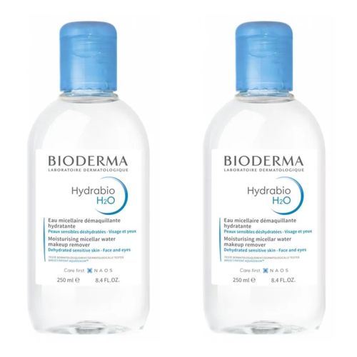 Kit com 2 Unidades de Agua Micelar Demaquilante Bioderma Hydrabio H2O Hidratante com 250ml Kit com 2 Unidades de Agua Micelar Demaquilante Bioderma Hydrabio H2O Hidratante com 250ml