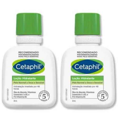 Kit com 2 Unidades de Cetaphil Loção Hidratante 59ml Kit com 2 Unidades de Cetaphil Loção Hidratante 59ml