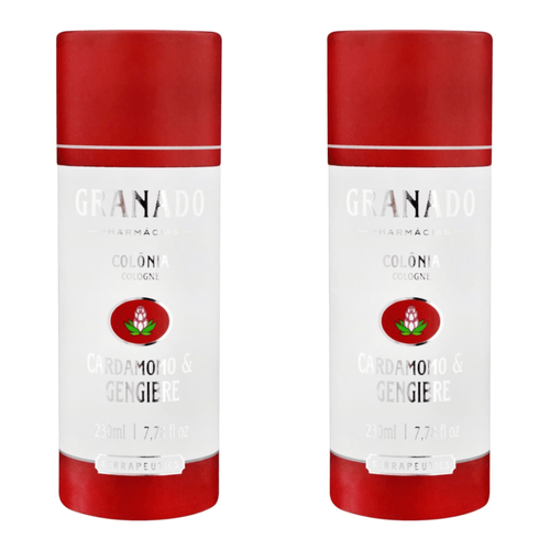 Kit com 2 Unidades de Colônia Granado Cardamomo & Gengibre 230ml Kit com 2 Unidades de Colônia Granado Cardamomo & Gengibre 230ml