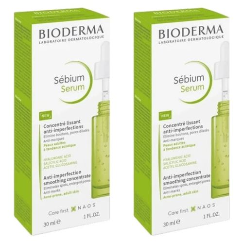 Kit com 2 Unidades de Bioderma Sébium Sérum 30ml