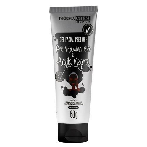 Gel Peel Off Argila Negra Dermachem 60g