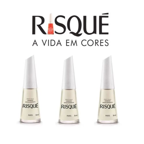 Kit C/ 3 Unidades de Esmaltes Risqué Paris Kit C/ 3 Unidades de Esmaltes Risqué Paris