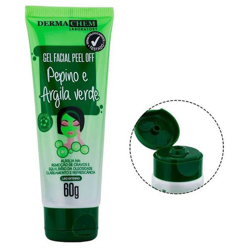 Gel Peel Off Argila Verde Dermachem 60g