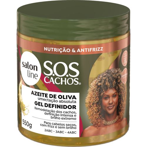 Gel Salon Line Sos Azeite Oliva 550g Gel Salon Line Sos Azeite Oliva 550g