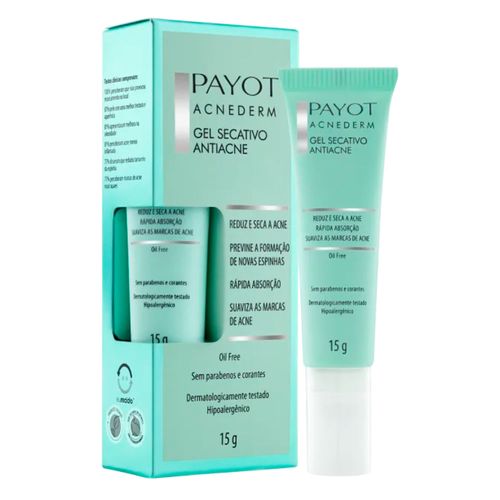 Gel Secativo Facial Antiacne Acnederm Payot 15g Gel Secativo Facial Antiacne Acnederm Payot 15g