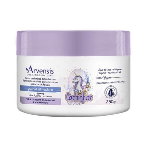 Geleia Ativadora Suave Cachinhos Naturais 250g Arvensis Geleia Ativadora Suave Cachinhos Naturais 250g Arvensis