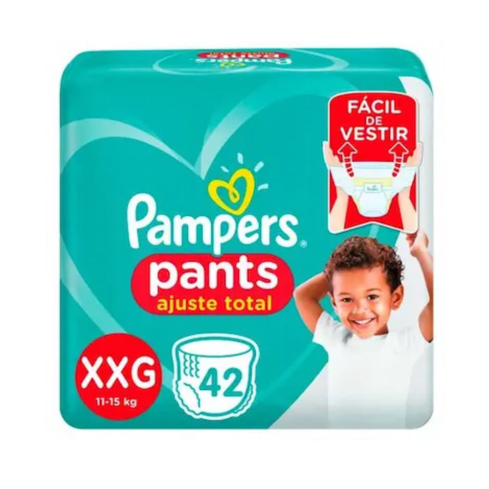 Fraldas Pampers Pants Xxg c/42 Unidades