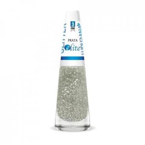 Esmalte Ludurana Glitter Prata 8ml