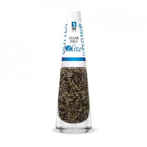 Esmalte Ludurana Glitter Clear Poly 8ml Esmalte Ludurana Glitter Clear Poly 8ml