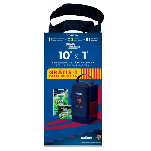 Kit-Gillette-Aparelho-de-Barbear-Mach3-Sensitive-Carga-2-Unidades-Porta-Chuteira-Pacheco-607916 Kit-Gillette-Aparelho-de-Barbear-Mach3-Sensitive-Carga-2-Unidades-Porta-Chuteira-Pacheco-607916