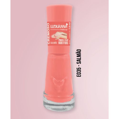 Esmalte Ludurana 600 Fios 7,5ml Salmão Esmalte Ludurana 600 Fios 7,5ml Salmão