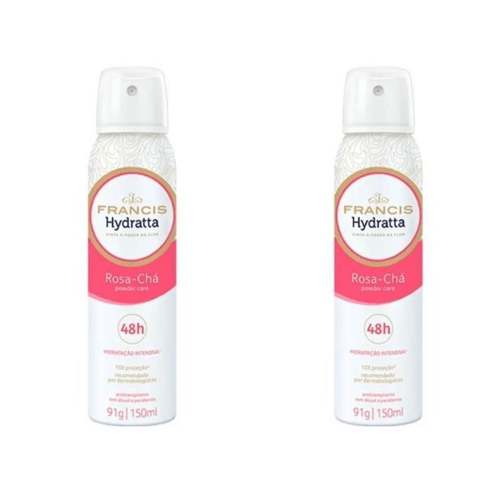 Kit c/2 Unidades de Desodorante Aerosol Hydratta 150ml Beauty Ylang/Rosa Kit c/2 Unidades de Desodorante Aerosol Hydratta 150ml Beauty Ylang/Rosa