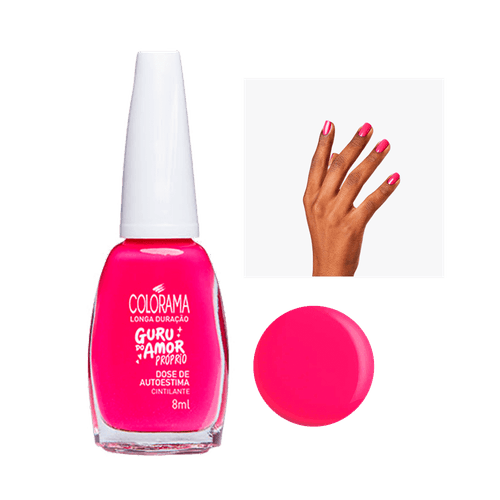 Esmalte Cintilante Colorama Guru do Amor Próprio Dose de Autoestima 8ml