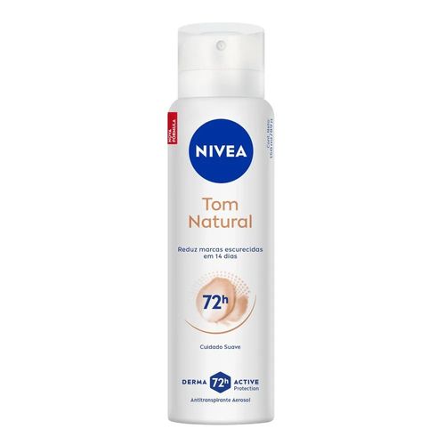 Kit c/2 Unidades de Desodorante Aerosol Nivea Tom Natural 150ml