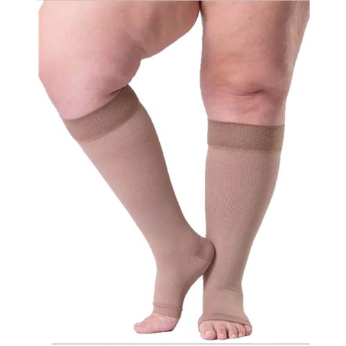 Meia 3/4 Reduce Sigvaris 30-40 mmHg Aberta Bege G2 Meia 3/4 Reduce Sigvaris 30-40 mmHg Aberta Bege G2