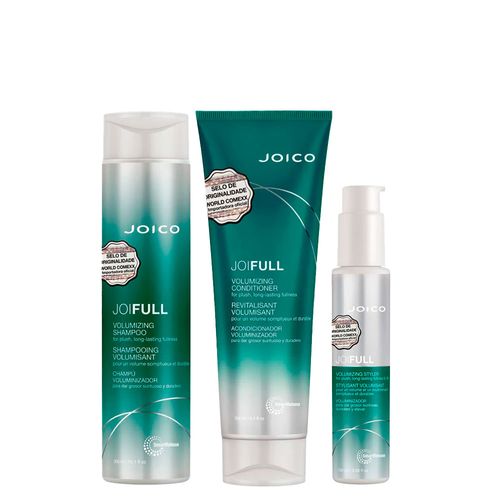 Kit Joico Joifull Volumizing - Shampoo 300ml + Condicionador 250ml + Leave-In 100ml Kit Kit Joico Joifull Volumizing - Shampoo 300ml + Condicionador 250ml + Leave-In 100ml Kit