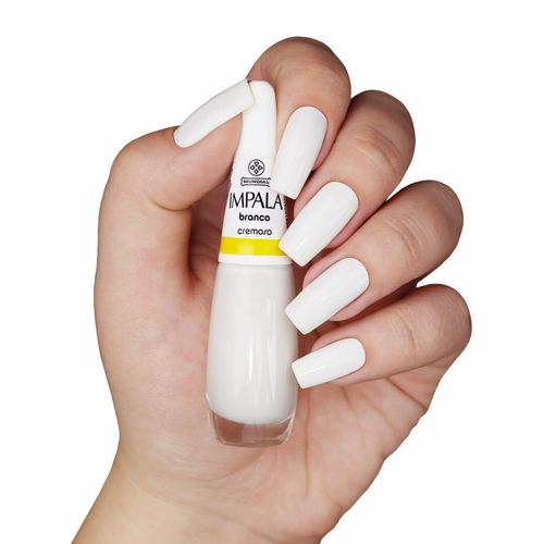 Esmalte Impala Cremoso Cor: Branco Esmalte Impala Cremoso Cor: Branco