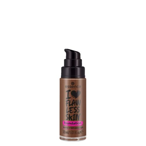 Base Líquida Essence I Love Flawless Skin Fps 20 Matte 180 Medium Deep 30ml 180 Medium Deep Base Líquida Essence I Love Flawless Skin Fps 20 Matte 180 Medium Deep 30ml 180 Medium Deep