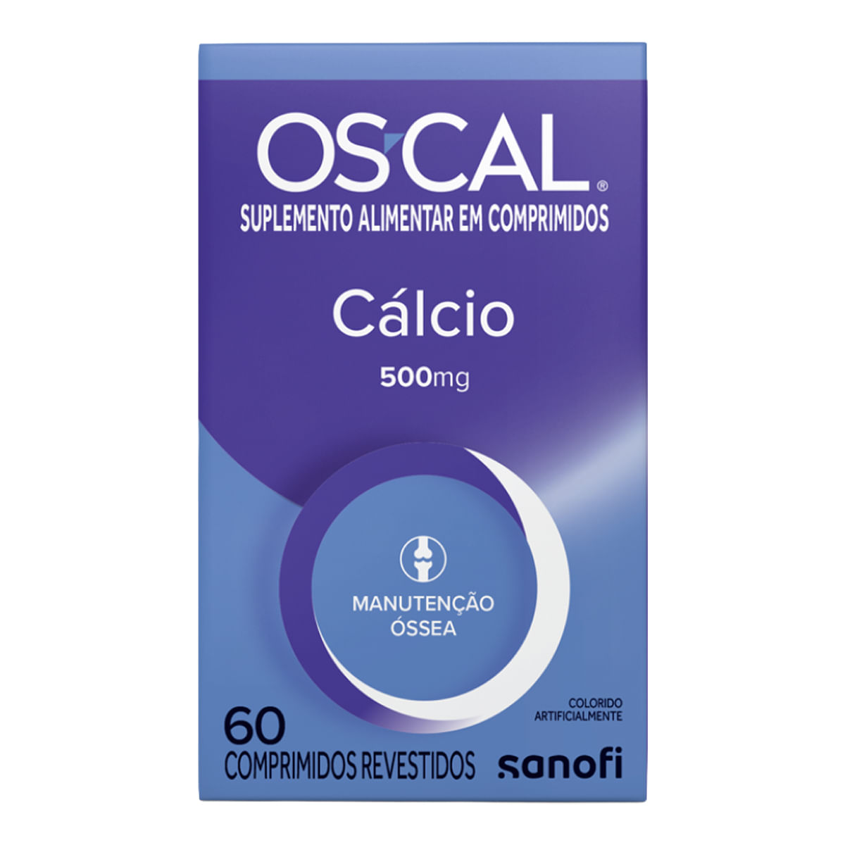 Suplemento Alimentar Os-Cal Cálcio 500mg 60 comprimidos revestidos