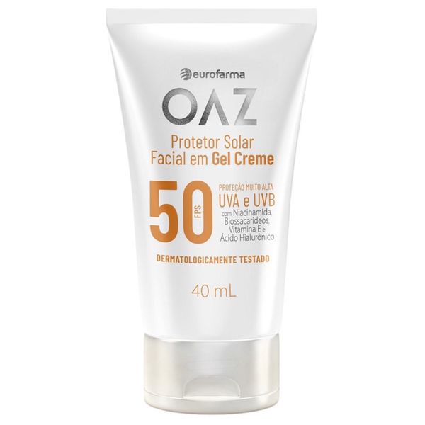 Protetor Solar Facial FPS50 OAZ 40g