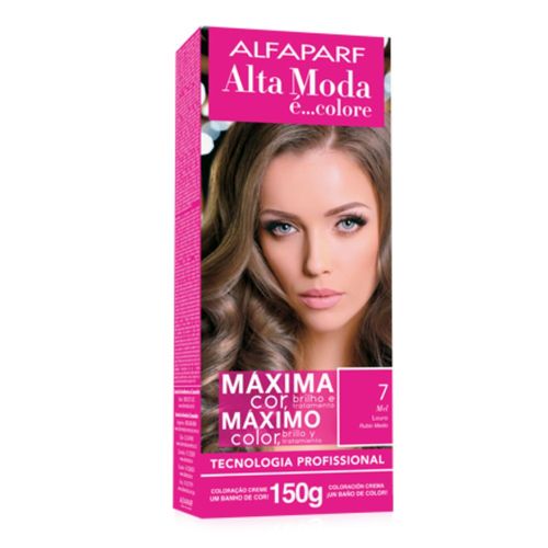 Tintura Alta Moda 7.1 Louro Cinza