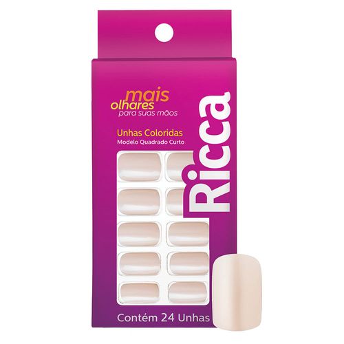 Unhas Ricca Branco Sonho Ref: 1335