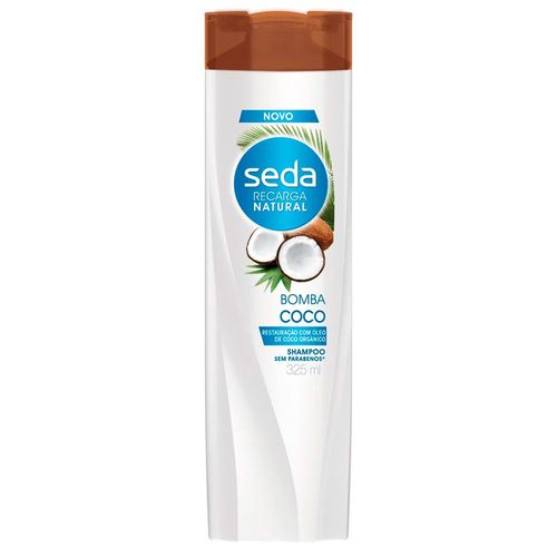 Shampoo Seda Recarga Natural Bomba Coco 325ml