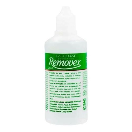 Removex Amaciente de Cutículas e Calosidades 120ml Labotrat Removex Amaciente de Cutículas e Calosidades 120ml Labotrat