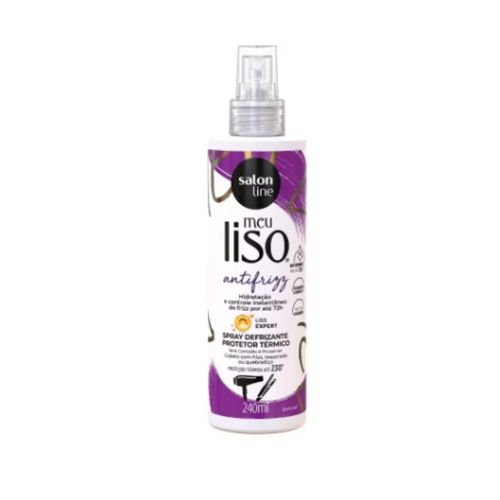 Spray Defrizante salon line Protetor Térmico Meu Liso Antifrizz 240ml Spray Defrizante salon line Protetor Térmico Meu Liso Antifrizz 240ml