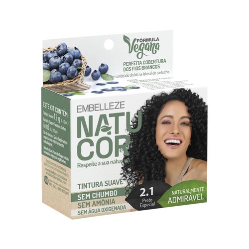 Tintura Natucor Cor:2.1 Preto Especial