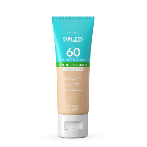 Protetor Solar Facial Sunless FPS60 Cor 3.0