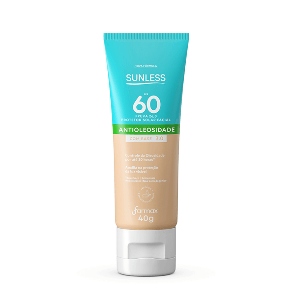 Protetor Solar Facial Sunless FPS60 Cor 3.0