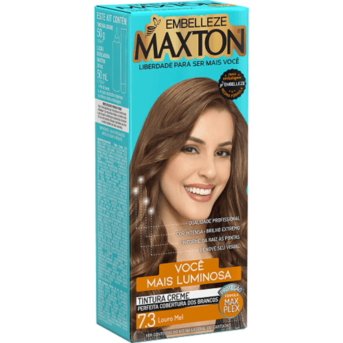 Tintura Maxton Cor:7.3 Louro Mel