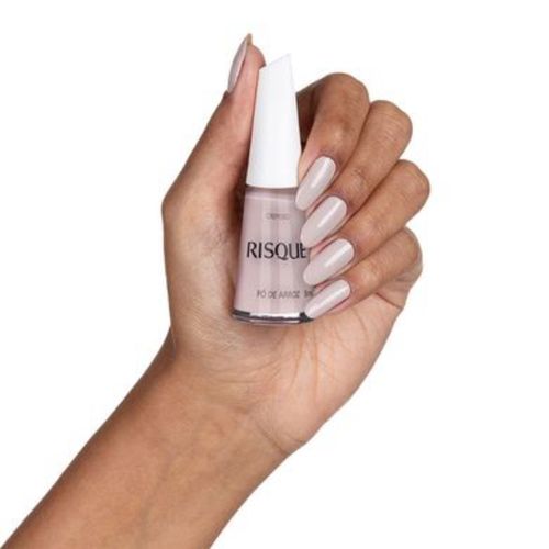 Risque Esmalte Cremoso Cor: Pó de Arroz