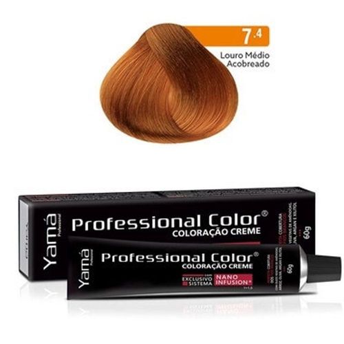 Yamá 7.4 Louro Médio Acobreado COLOR Nano Infusion 60g