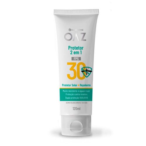 Protetor Solar 2 Em 1 Oaz Fps30 Repelente Com 120Ml Eurofarma