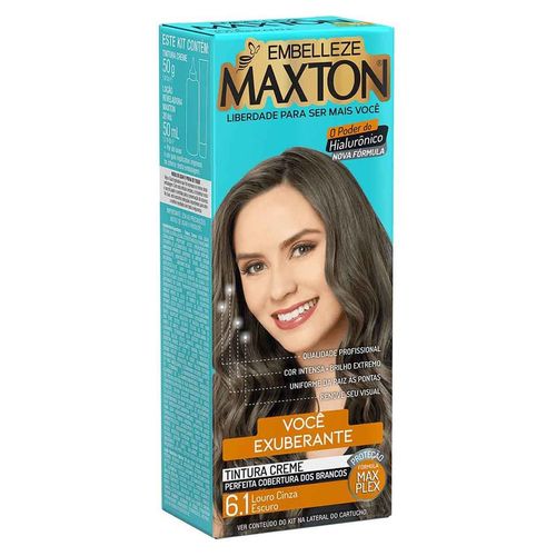Tintura Maxton 6.1 Louro Cinza Escuro Tintura Maxton 6.1 Louro Cinza Escuro