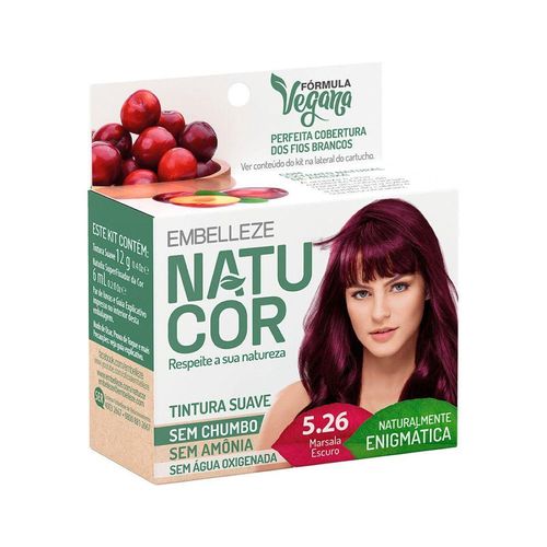 Tintura Natucor Cor:5.26 Marsala Escuro