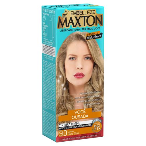 Tintura Maxton 9.0 Louro Muito Claro Tintura Maxton 9.0 Louro Muito Claro
