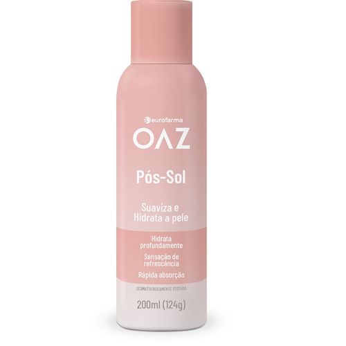 Pós-sol Hidratante Oaz 200ml Aerossol Pós-sol Hidratante Oaz 200ml Aerossol