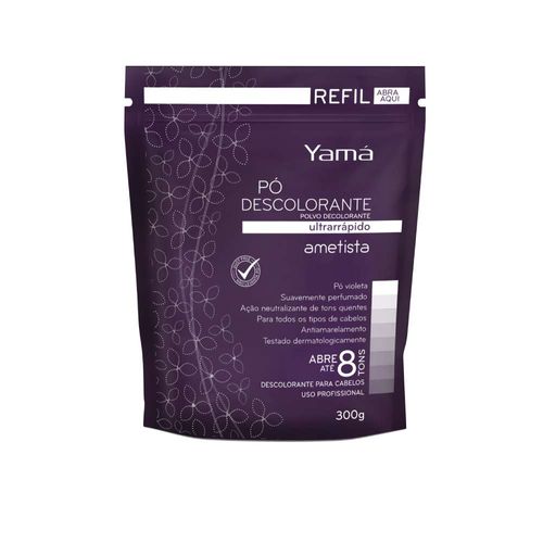 Yamá Pó Descolorante Refil 300g Ametista