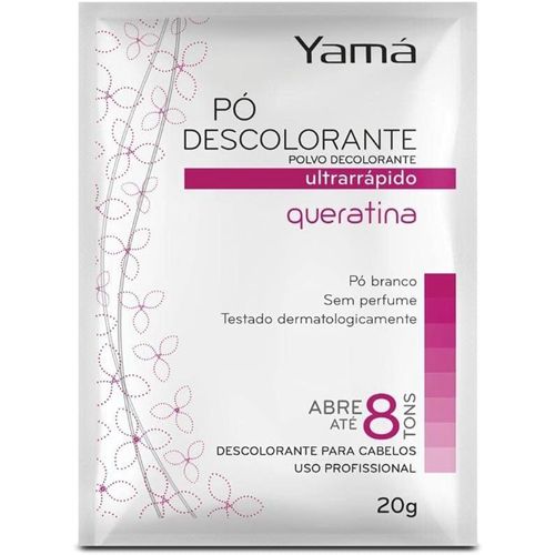 Yama Pó Descolorante Queratina Branco 20g
