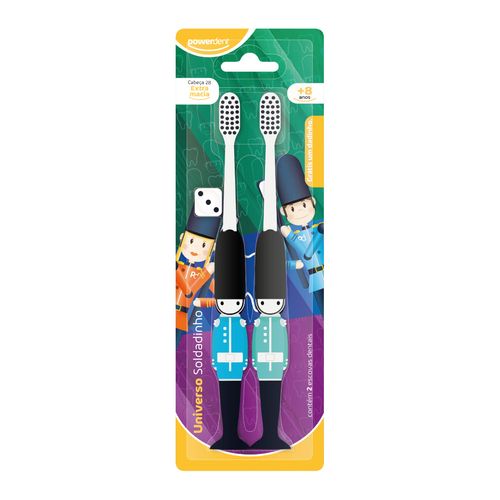 Powerdent Escova De Dente Infantil Soldadinho Powerdent Escova De Dente Infantil Soldadinho