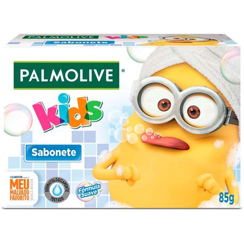 Sabonete em Barra Infantil Mix de Banana Tropical Meu Malvado Favorito Palmolive Kids Caixa 85g Sabonete em Barra Infantil Mix de Banana Tropical Meu Malvado Favorito Palmolive Kids Caixa 85g