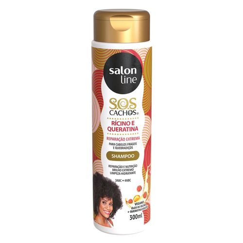Shampoo Salon Line SOS Cachos Rícino E Queratina 300ml Shampoo Salon Line SOS Cachos Rícino E Queratina 300ml