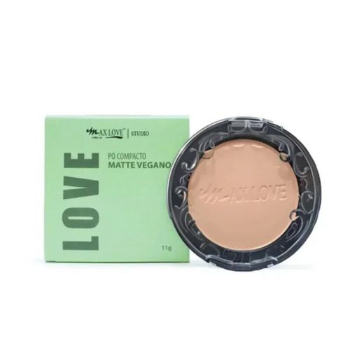 Pó Compacto Matte Vegano Cor: 43 Max Love Pó Compacto Matte Vegano Cor: 43 Max Love