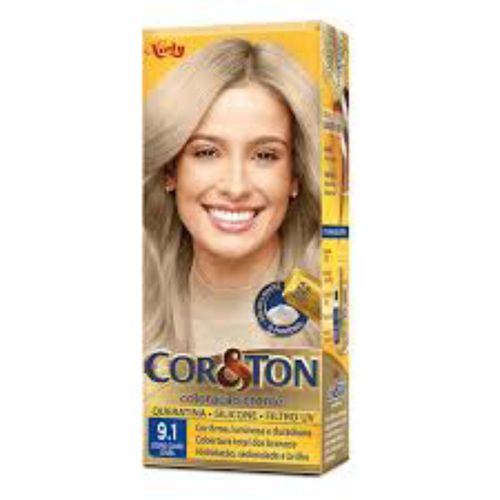 Niely Coloração Cor&Ton 9.1 L Claro Cinza 50g