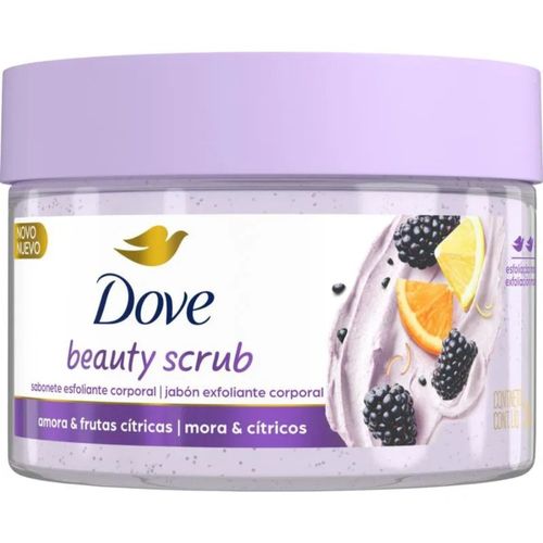 Kit com 2 Unidades de Sabonete Dove Esfoliante Beauty Scrub Amora 280G