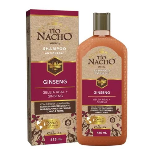 Kit com 2 Unidades de Tio Nacho Shampoo Antiqueda 415ml Ginseng Kit com 2 Unidades de Tio Nacho Shampoo Antiqueda 415ml Ginseng